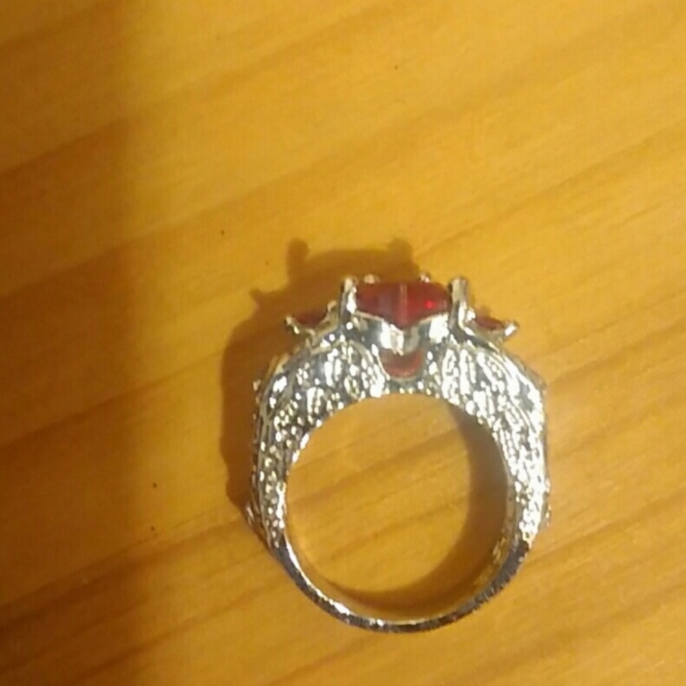 Ruby & Diamond Statement Ring - Picture 3 of 6